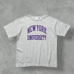 Champion T1011 USA製 NYUTシャツ霜降りグレーカレッジXL