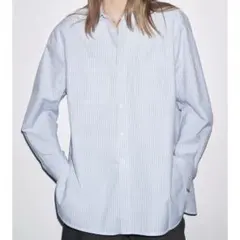 ZARA ストライプシャツ