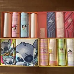 ディズニーキャラクタータオルセット　ミッキー ＆ミニー　プーさん　スティッチ