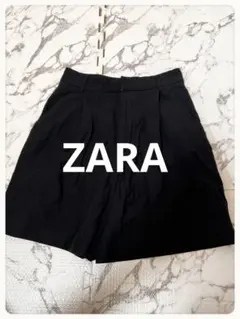 ☘️P1☘ZARA ブラック ハーフパンツ XS