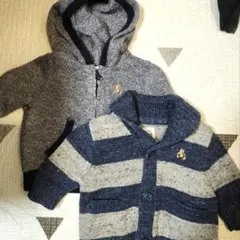 2枚セット baby GAP パーカー カーディガン 0-3ヶ月