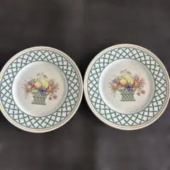 Villeroy & Boch フルーツバスケット皿 2枚セット