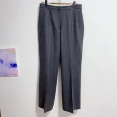 ウール混　レディース　スラックス　グレー　パンツ　クラシックアンティエ