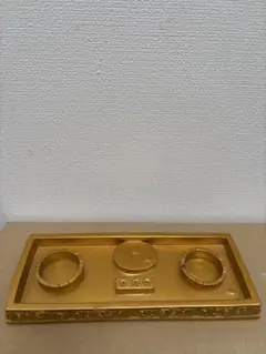 お香立て　ゴールド約23cm×9 cm×2cm