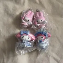 【匿名配送】サンリオ マイメロディガチャガチャ4点セット