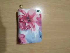 花柄 カードケース アコーディオン式