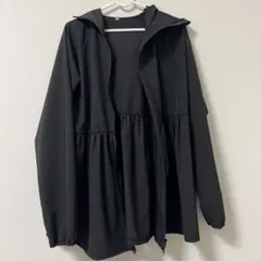 coca UVカットティアードパーカー　ブラックのサムネイル