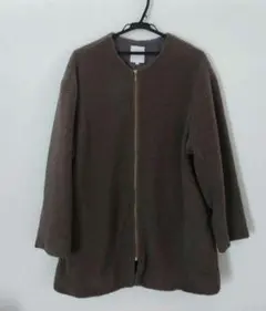 LEPSIM　ノーカラーボアコート