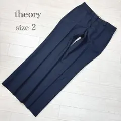 セオリー　センタープレススラックス　パンツ　セミフレア　美脚シルエット　ビジネス