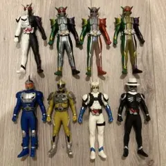 仮面ライダーWダブル ソフビフィギュア 8体セット