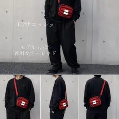 【美品】Y-3 ショルダーバッグ レッドのサムネイル