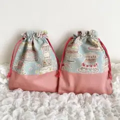 SALE中⭐︎ハンドメイド✳︎給食袋✳︎コップ袋✳︎巾着袋✳︎入園入学セット✳︎ピンク