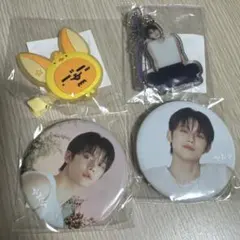 TXT カプセルトイ　ヘアクリップ　缶バッジ　アクキー　ヨンジュン　ファンチュン