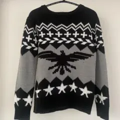 RAD CUSTOM 幾何学模様 ニットセーター