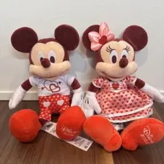 ミッキー　ミニー　ペアぬいぐるみ