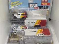 ジョニーライトニング 1/64 チェイス ランドクルーザー トレーラー チェース