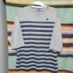 80s　ナイキ　フットボールＴ　紺タグ　USA製　風車　筆記体　ヴィンテージ