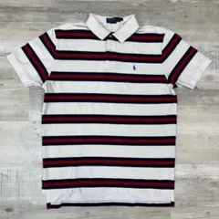 古着 90-00年代 RALPH LAUREN 半袖 刺繍ロゴ ポロシャツ L