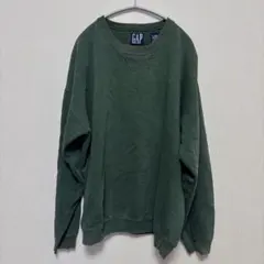 GAP ダークグリーン スウェット Lサイズ