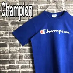 チャンピオン☆Tシャツ 古着ゆるだぼ デカロゴ ワンポイントロゴ 90s j43