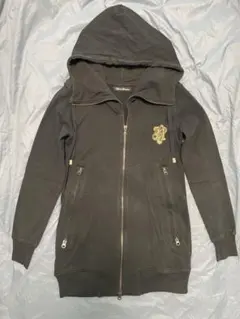 USED ヒステリックグラマー　パーカー　黒色　Sサイズ相当