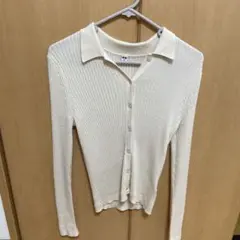 UNIQLO エクストラファインメリノリブポロカーディガン