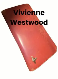 値下げ‼️Vivienne Westwood 長財布 がま口 赤 レザー ☆