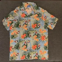 ミッキー アロハシャツ レーヨン L ディズニーリゾート