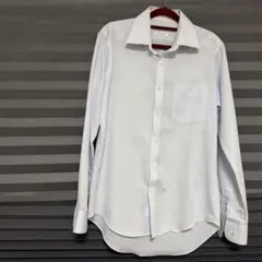 【長袖シャツ】薄水色　胸ポケット付き