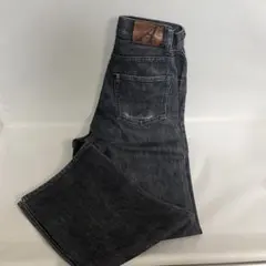 ANATOMICA ダークグレー ストレートデニム サイズ21のサムネイル