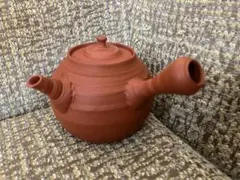 京焼 清水焼 清鳳 素焼き 煎茶道具 ボーフラ 急須 - メルカリ