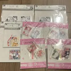 一番くじ 五等分の花嫁　H賞単行本チャーム　I賞ステーショナリーセット