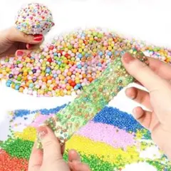 カラフル スライム キット 水晶粘土 DIY ねんど セット 夏休み 室内遊び