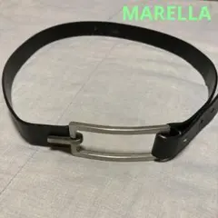 MARELA 黒革ベルト