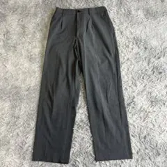 UNIQLO タックワイドパンツ　グレー
