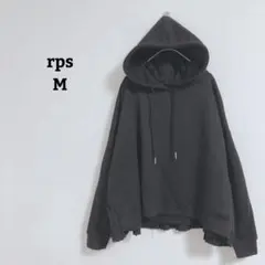 RPS　パーカー　ドッキング　後ろプリーツ　プルオーバー　フード　長袖　Ｍ