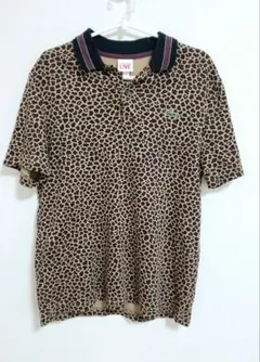 LACOSTEとNational Geographicコラボポロシャツ　ヒョウ柄 LACOSTE ×National Geographic ポロシャツ ヒョウ柄 - メルカリ