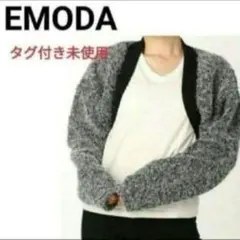 【タグ付未使用】EMODA エモダ シャギーショートボレロ グレー Fのサムネイル