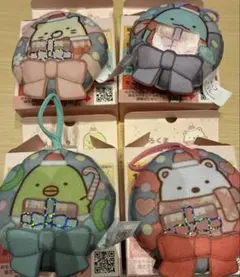 すみっコぐらし ストラップ 4個セット　オーナメント しろくまペンギンネコとかげ