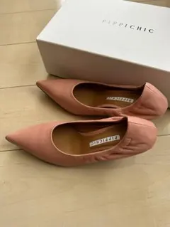 PIPPICHIC ピッピシック サイドギャザーパンプス 36