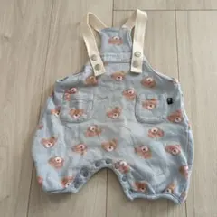 フタフタ くま サロペット ロンパース 70