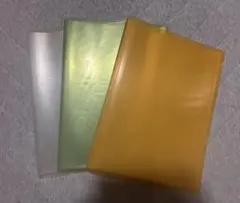 A4サイズクリアファイル 3枚セット