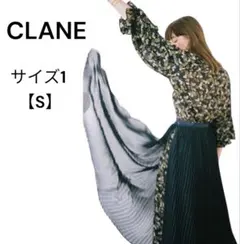 クラネ クラウドフラワースカート プリーツ ロングスカート 花柄 CLANE 1