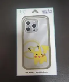 ポケモン iPhone15Proケース 6.1インチ 3レンズ ピカチュウのサムネイル