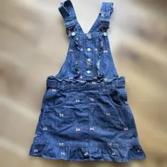 オシュコシュ デニム ワンピース ジャンパースカート 140cmのサムネイル