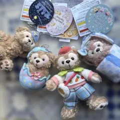 ダッフィー　ぬいぐるみバッジ　チャーム　ストラップ　ディズニー