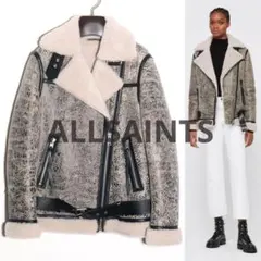 極美品 定価23万 ALLSAINTS BIKER JACKET ムートン 羊 2025年最新】allsaints ムートンの人気アイテム - メルカリ