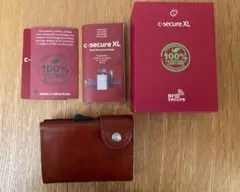 C-SECURE XL 牛革ミニ財布 カードホルダー（スキミング防止）