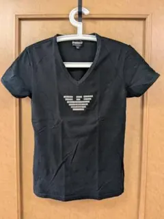 EMPORIO ARMANI Vネック Tシャツ ブラックのサムネイル
