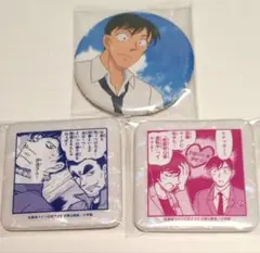 名探偵コナン　高木渉（＋佐藤美和子＋伊達）　缶バッジ3点セット